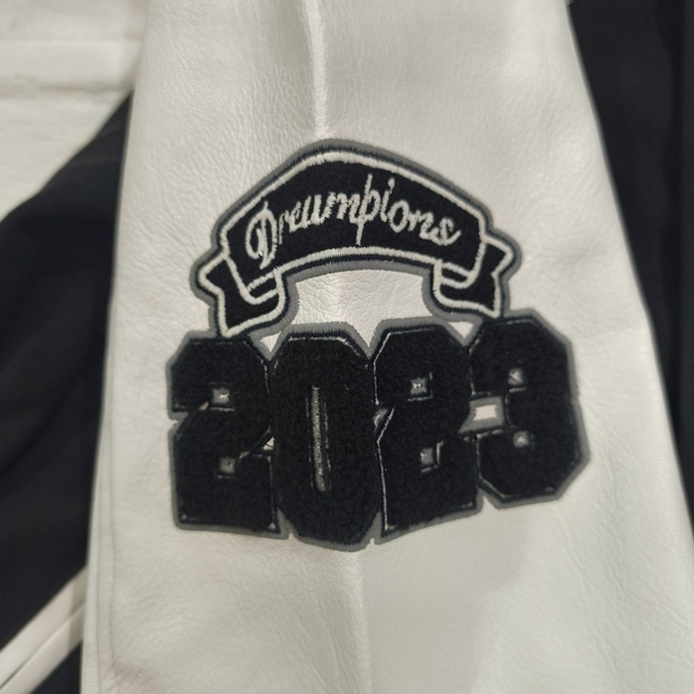 Amiri Vintage Patchwork Baseball Jacket - image 4